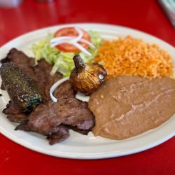 Saul's Grilled Mexican Food - Asada Plate