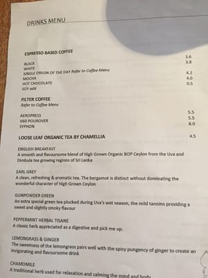 Menu photo 4 Workshop Brothers Specialty Coffee Glen Huntly, VIC