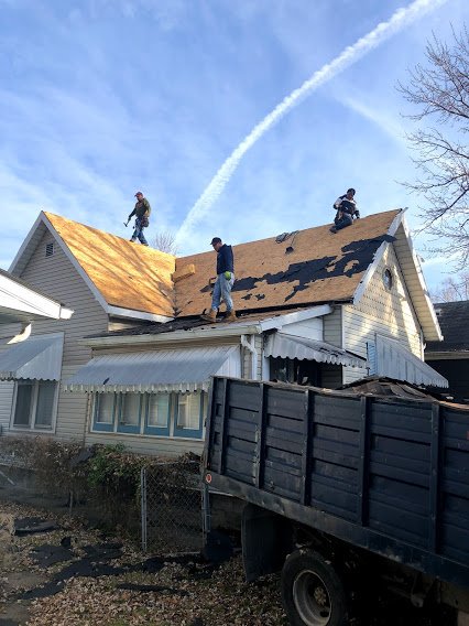 Slide of Roof Repairs Indianapolis