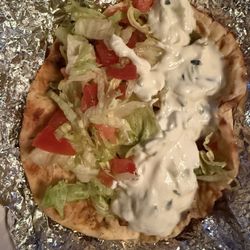 G&L Gyro Grill - Reconstructed gyro.