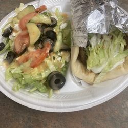 Gyros Palace - Wrap and salad platter