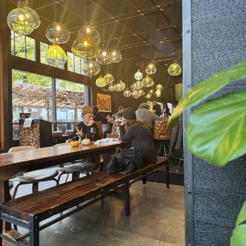 Fireside - Sensational lighting in beautifully polished glass lamps. Was delighted to see no dust! - New American Near Me - Portland, Oregon