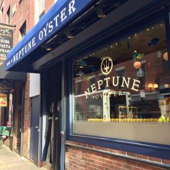 Neptune Oyster - Entrance - Seafood Near Me - Boston, Massachusetts
