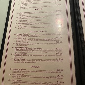 Everest Himalayan Cuisine - Menu - Himalayan/Nepalese Near Me - Encinitas, California