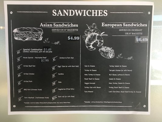 Menu photo 7 Lee's Sandwiches Huntington Beach, CA