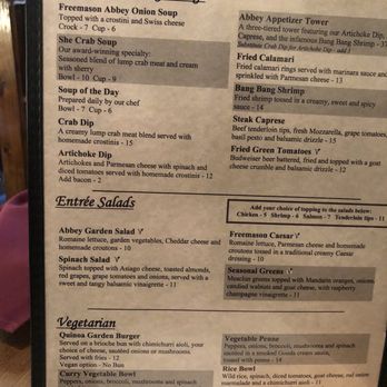 Freemason Abbey Restaurant - Menu - New American Near Me - Norfolk, Virginia Freemason Abbey Restaurant - Menu - New American Near Me - Norfolk, Virginia