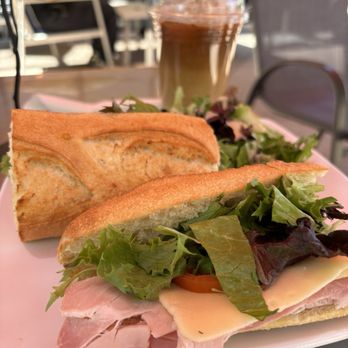 Baguette Cafe - Ham and cheese sandwich - French Near Me - Las Vegas, Nevada