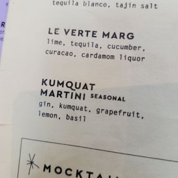 Paradiso - Menu - Bars Near Me - Dallas, Texas
