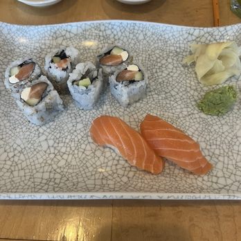 Sachiko Sushi - Salmon nigiri and Philadelphia roll - Japanese Near Me - Tuscon, Arizona Sachiko Sushi - Salmon nigiri and Philadelphia roll - Japanese Near Me - Tuscon, Arizona