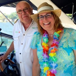 Celtic Sol - Capt Lance & Deborah on Lake Michigan