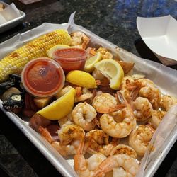 Goatfeathers Seafood Market East - Steamed shrimp