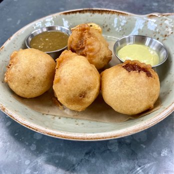The Ice Plant - Blue Crab Beignets - Cocktail Bars Near Me - St. Augustine, Florida