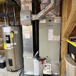 Boyd Heating & Cooling - TRANE Technologies American Standard 17.1 SEER Heat Pump System Installation