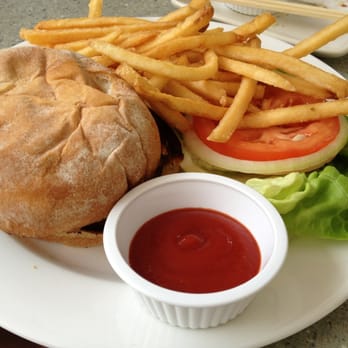 Cafe Julia - Portobello Burger...$13 - Cafes Near Me - Honolulu, Hawaii