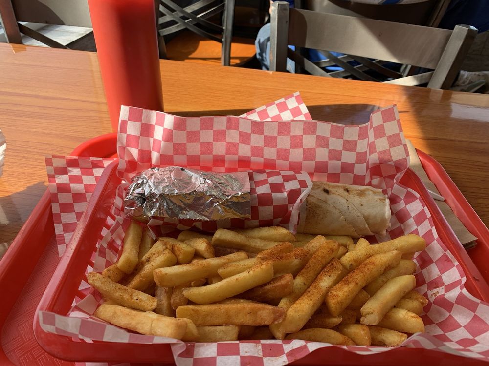 Food from Speedys Big Burgers