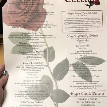 Hugo's Cellar - Menu - American Near Me - Las Vegas, Nevada