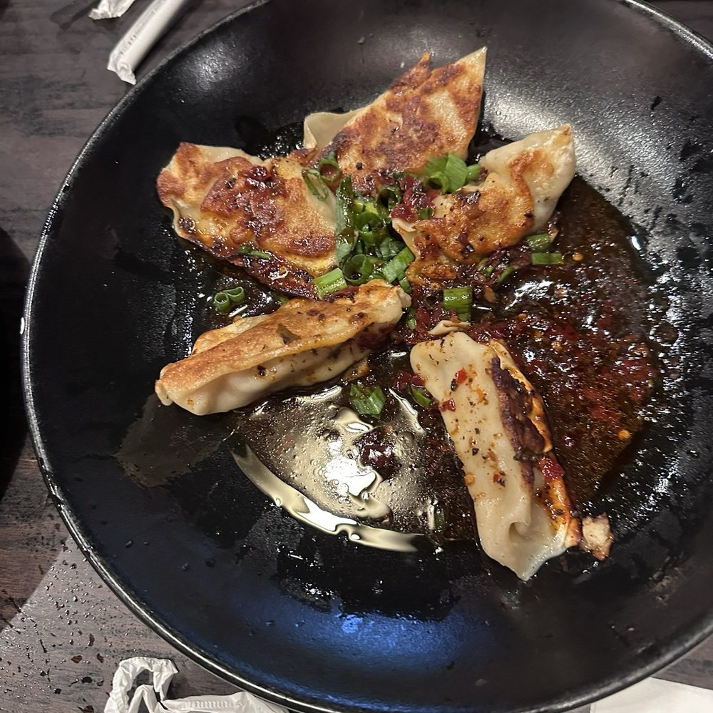 Pork Dumplings pan seared Pork Dumplings pan seared