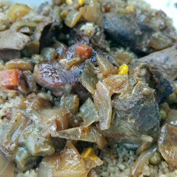 MaShallah African Restaurant - Lamb with fried rice - African Near Me - Louisville, Kentucky