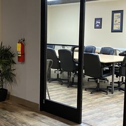 Inside view of meeting space that can be rented