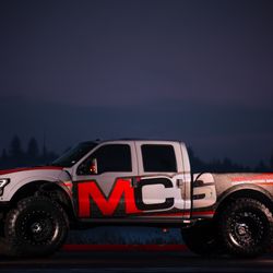 Commercial vehicle wrap for Montgomery Construction Group