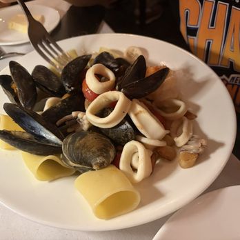 Matteo's Trattoria - Paccheri pescatore white sauce - Italian Near Me - Roslyn Heights, New York