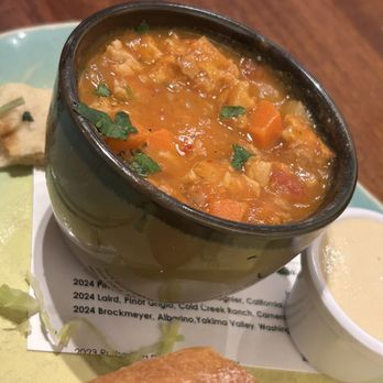 Fume Bistro & Bar - Clam Chowder, Manhattan style - Bars Near Me - Napa, California Fume Bistro & Bar - Clam Chowder, Manhattan style - Bars Near Me - Napa, California