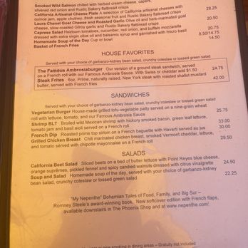 Nepenthe - Ambrosia burger with cheese $24. - New American Near Me - Big Sur, California Nepenthe - Ambrosia burger with cheese $24. - New American Near Me - Big Sur, California