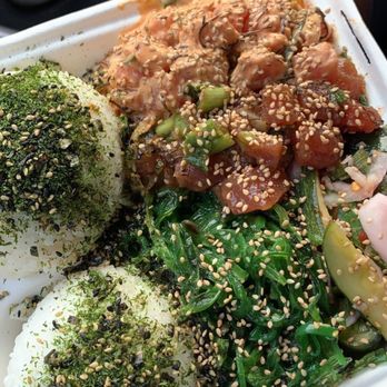 Jus' Poke - Poke -- I ordered wasabi & spicy Mayo - Hawaiian Near Me - Redondo Beach, California Jus' Poke - Poke -- I ordered wasabi & spicy Mayo - Hawaiian Near Me - Redondo Beach, California
