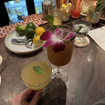 The Duchess - Parachute girl (left) and Queen of hearts (right) - Wine Bars Near Me - Baltimore, Maryland