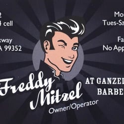 Ganzel's Barbershop - New business card thanks to eagle printing