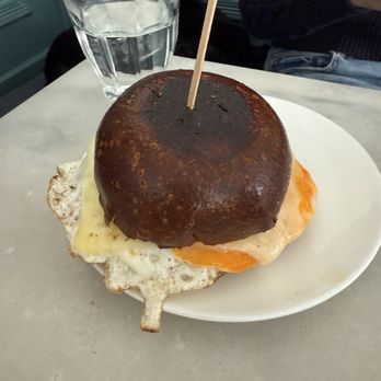 Breakfast by Salt’s Cure - Sausage egg and cheese sandwich - Breakfast & Brunch Near Me - New York, New York Breakfast by Salt’s Cure - Sausage egg and cheese sandwich - Breakfast & Brunch Near Me - New York, New York