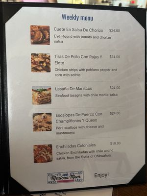 Menu photo 3 Mexican Mom Spring, TX