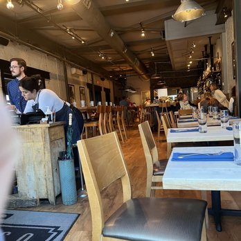 Indaco - Seating and greeting station by door - Italian Near Me - Charleston, South Carolina