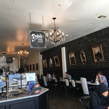 Romancing the Bean Cafe - Inside seating and pastry case - Coffee & Tea Near Me - Burbank, California Romancing the Bean Cafe - Inside seating and pastry case - Coffee & Tea Near Me - Burbank, California