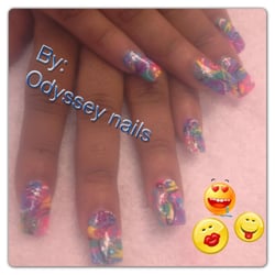 Odyssey Nails - We are well known for busy, colorful design