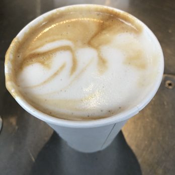 Monorail Espresso - 8oz almond milk latte - Coffee & Tea Near Me - Seattle, Washington