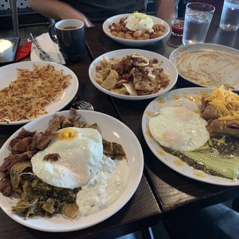 Our Nest - Our whole spread with the 7 layer breakfast completely gone. - Breakfast & Brunch Near Me - Fullerton, California Our Nest - Our whole spread with the 7 layer breakfast completely gone. - Breakfast & Brunch Near Me - Fullerton, California