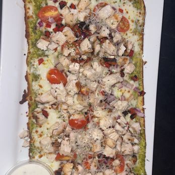 The Office Bar & Grill - The tasty chicken pesto pizza! - Sports Bars Near Me - Tacoma, Washington The Office Bar & Grill - The tasty chicken pesto pizza! - Sports Bars Near Me - Tacoma, Washington