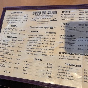 Yu Yu Za Zang - Chinese Near Me - Oakland, California Yu Yu Za Zang - Chinese Near Me - Oakland, California