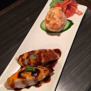 Sushi Oyama - Aburi toro and eagle eye - Japanese Near Me - Burnaby, British Columbia Sushi Oyama - Aburi toro and eagle eye - Japanese Near Me - Burnaby, British Columbia