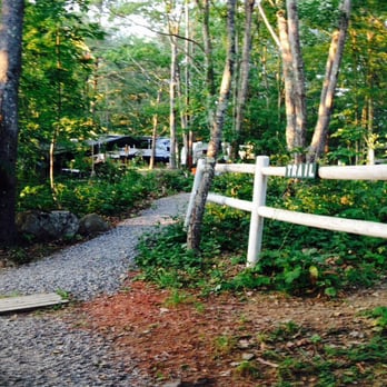 Megunticook Campground - Trail loop - Campgrounds Near Me - Rockport, Maine