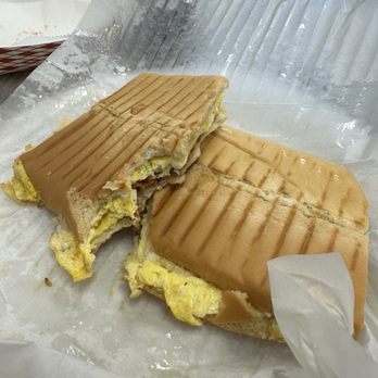 Cami Bakery - A look at my bacon, egg and cheese on Cuban bread - Bakeries Near Me - Sunrise, Florida Cami Bakery - A look at my bacon, egg and cheese on Cuban bread - Bakeries Near Me - Sunrise, Florida