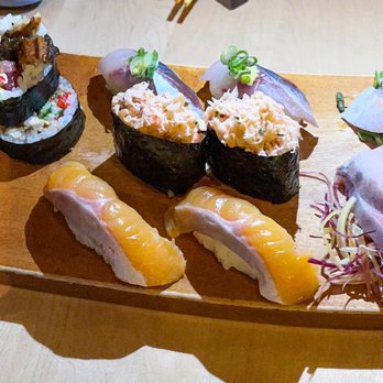 Jun I - Omakase de Junichi San: Assortment of nigiri, sashimi and maki - Sushi Bars Near Me - Montreal, Quebec Jun I - Omakase de Junichi San: Assortment of nigiri, sashimi and maki - Sushi Bars Near Me - Montreal, Quebec