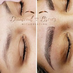 Diamond Brows Microblading - Microblading with Shading