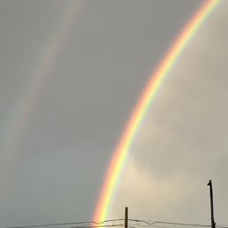 Double rainbow visible from The Hotel Y Double rainbow visible from The Hotel Y