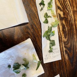 Corner Bakery Cafe - Wilted lettuce from two Southwest salads.