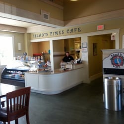 Island Times Cafe At Deep Point Marina - Clean as a whistle, friendly folks, great food while waiting on the ferry to Bald Head Island