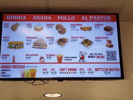 Menu photo 1 Tacos El Superior Lancaster, CA