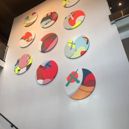 Great art hanging everywhere