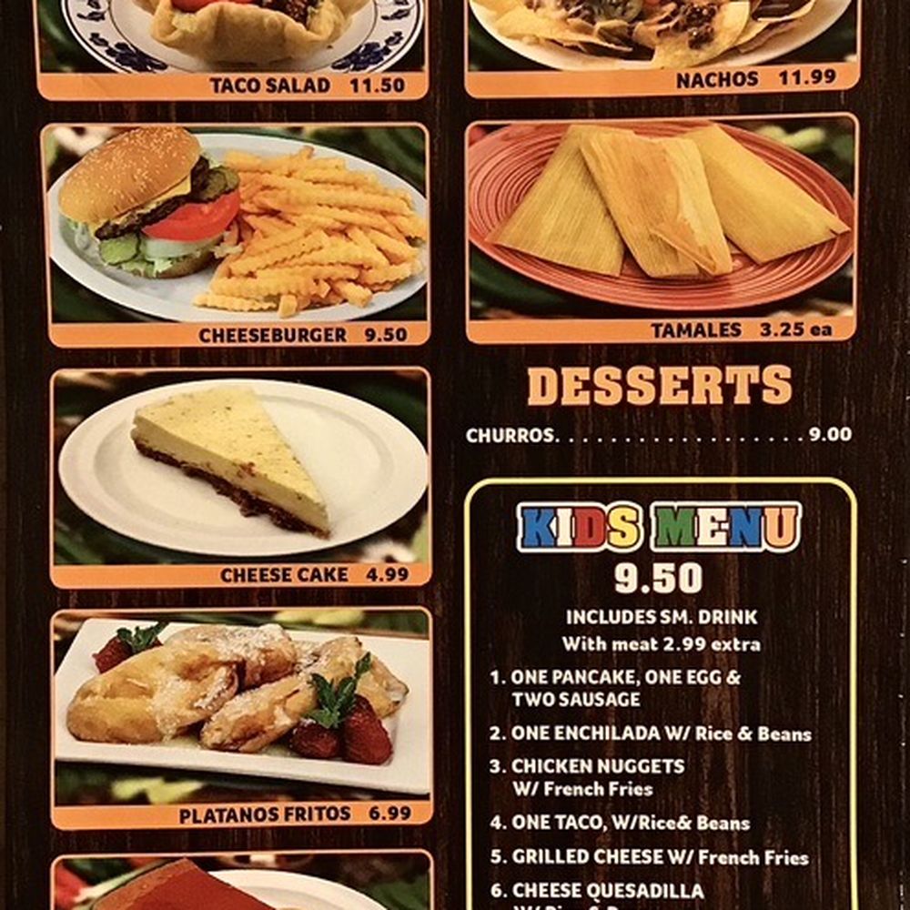 Don Pedro - Menu page 4 - Mexican Near Me - Gresham, Oregon